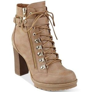 G by Guess Grazzy2 Closed Toe Ankle Combat Boots